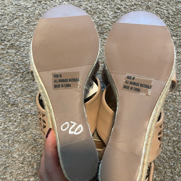 NWT Women’s Olivia Miller wedge sandals - Picture 11 of 13